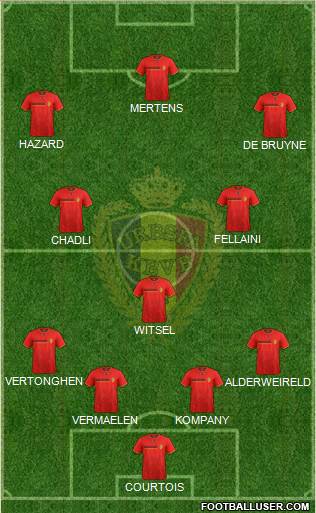 Belgium Formation 2014