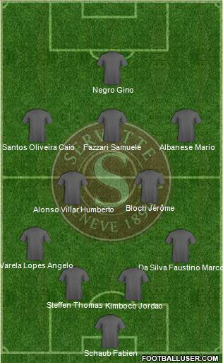 Servette de Genève Football Formation 2014