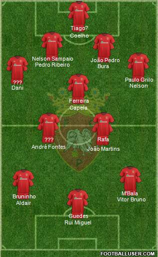 Futebol Clube de Penafiel Formation 2014