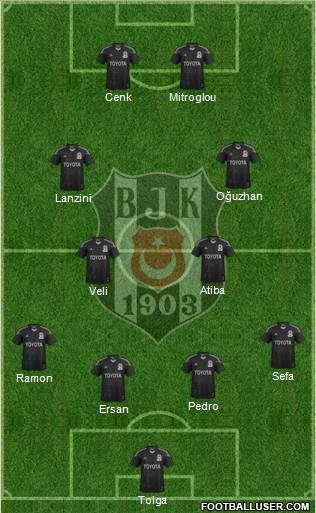 Besiktas JK Formation 2014