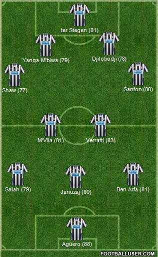 Newcastle United Formation 2014
