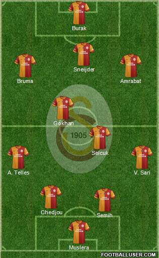 Galatasaray SK Formation 2014