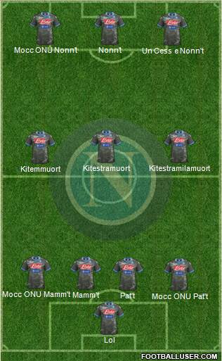 Napoli Formation 2014