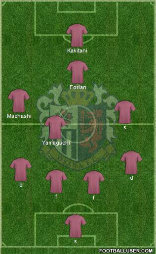 Cerezo Osaka Formation 2014