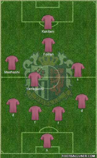 Cerezo Osaka football formation