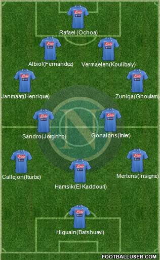 Napoli Formation 2014