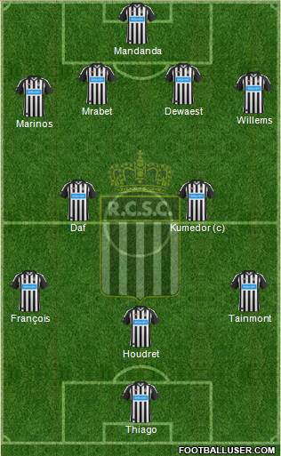 Sporting du Pays de Charleroi 4-5-1 football formation