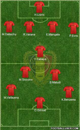 Belgium Formation 2014