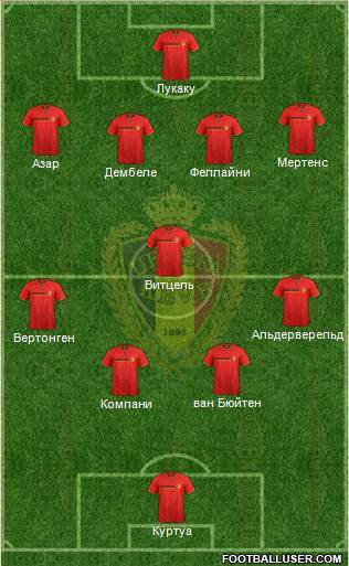 Belgium Formation 2014