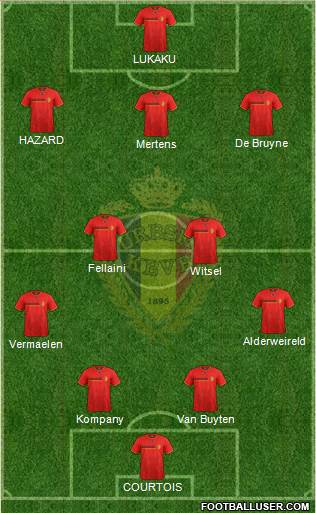 Belgium Formation 2014