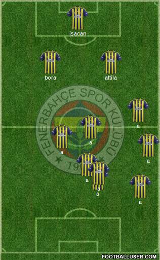 Fenerbahçe SK Formation 2014