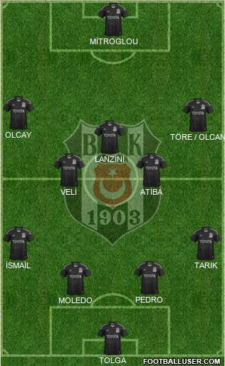 Besiktas JK Formation 2014