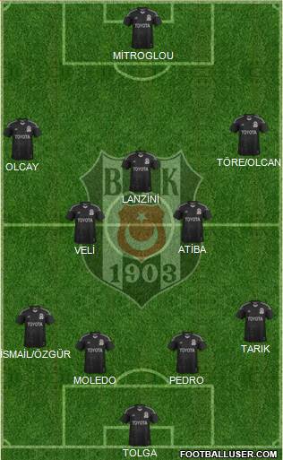 Besiktas JK Formation 2014