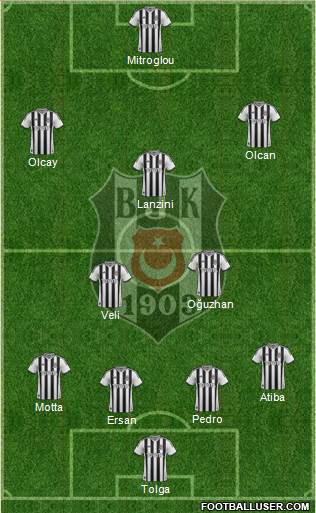 Besiktas JK Formation 2014