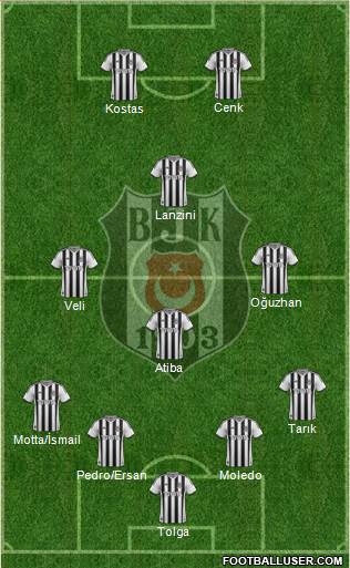 Besiktas JK Formation 2014