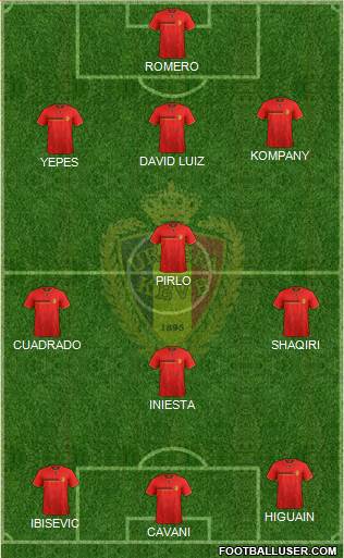 Belgium Formation 2014