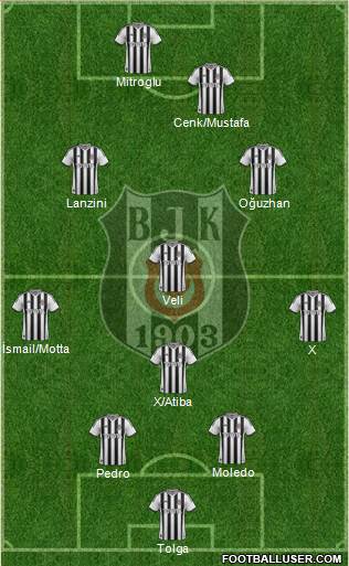 Besiktas JK Formation 2014