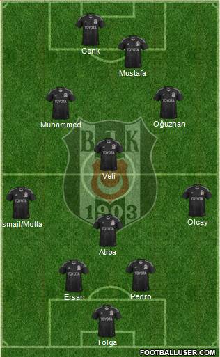 Besiktas JK Formation 2014
