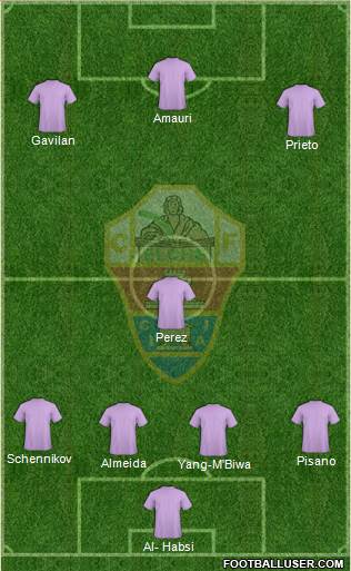Elche C.F., S.A.D. Formation 2014