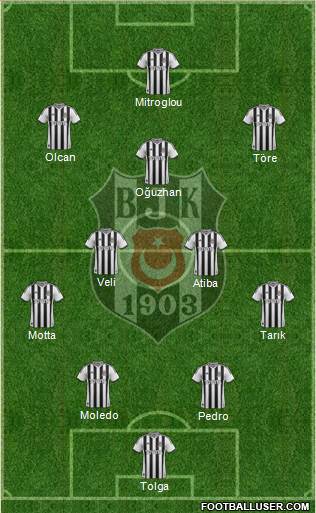 Besiktas JK Formation 2014