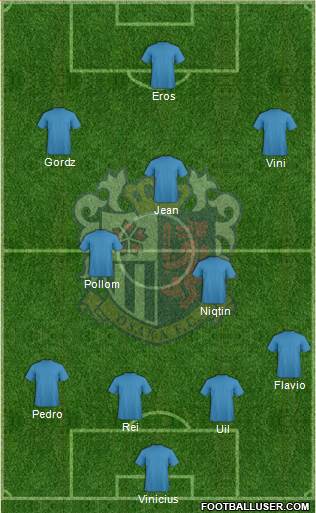 Cerezo Osaka 4-3-3 football formation