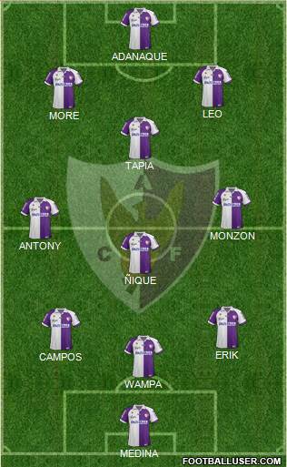 Centro Atlético Fénix Formation 2014