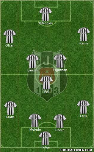 Besiktas JK Formation 2014