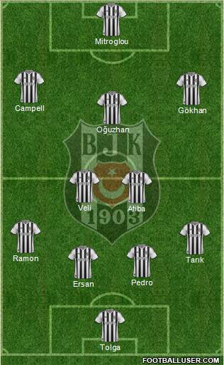Besiktas JK Formation 2014