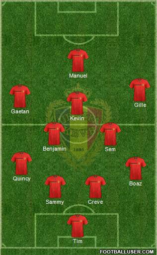 Belgium Formation 2014