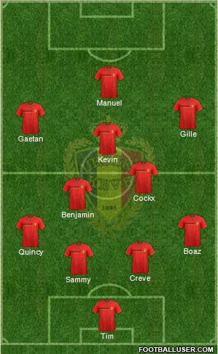 Belgium Formation 2014