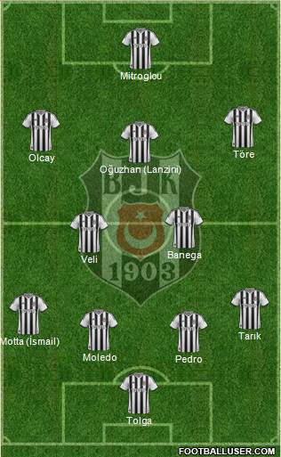 Besiktas JK Formation 2014