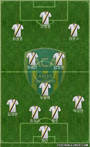 Athlétic Club Arles-Avignon football formation