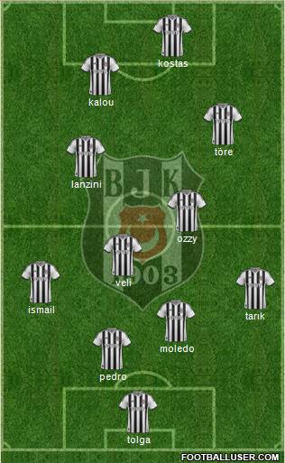 Besiktas JK Formation 2014