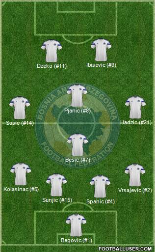 Bosnia and Herzegovina Formation 2014