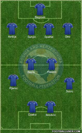 Bosnia and Herzegovina Formation 2014