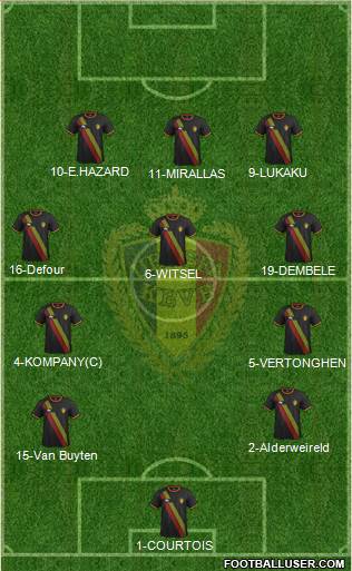 Belgium Formation 2014
