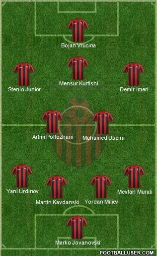 KF Shkendija HB 79 Tetovo Formation 2014