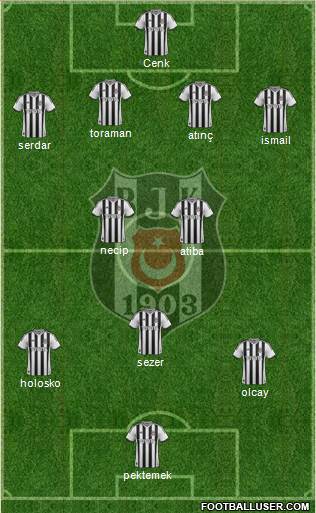 Besiktas JK Formation 2014