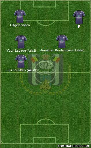 RSC Anderlecht Formation 2014