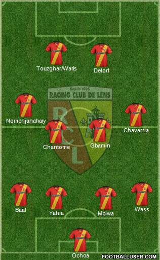 Racing Club de Lens Formation 2014