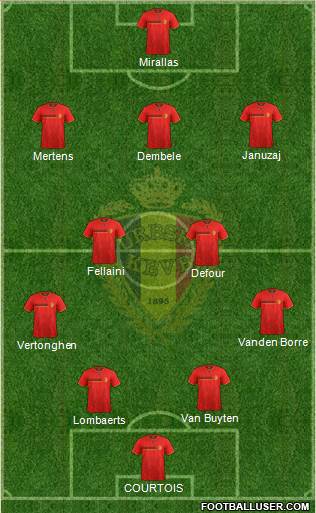 Belgium Formation 2014