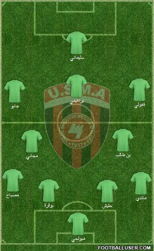 Union Sportive de la Médina d'Alger Formation 2014