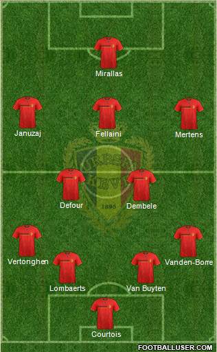 Belgium Formation 2014