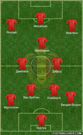 Belgium Formation 2014