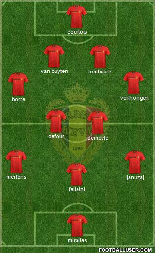 Belgium Formation 2014