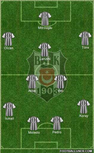 Besiktas JK Formation 2014