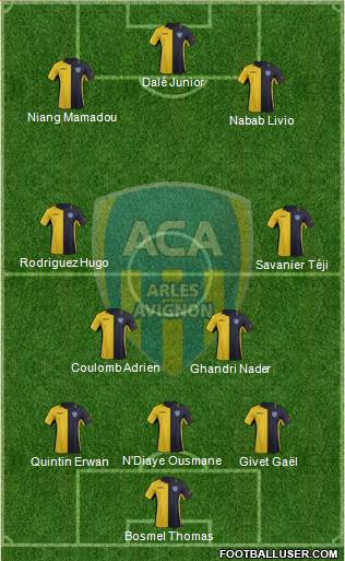 Athlétic Club Arles-Avignon football formation