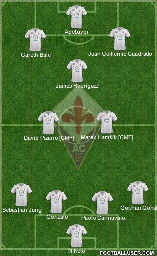 Fiorentina Formation 2014