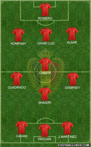 Belgium Formation 2014