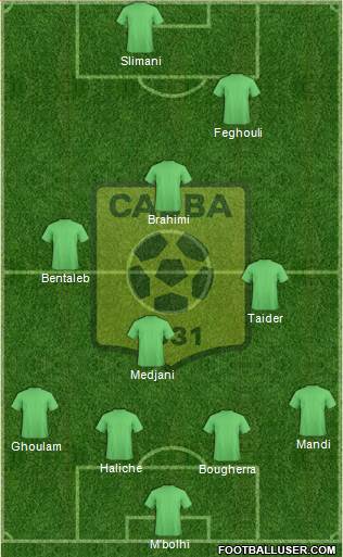 Chabab Ahly Bordj Bou Arréridj Formation 2014